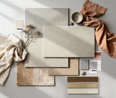 Sphinx Naturel Creme mat 20x120