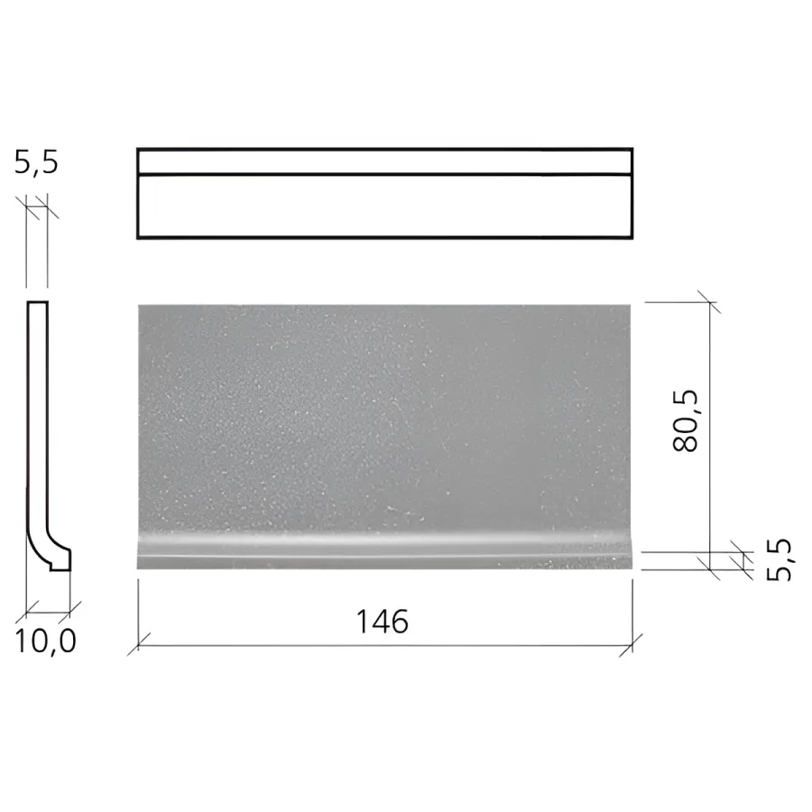 Mosa Global Zwart mat 8x15 (1DP74090)