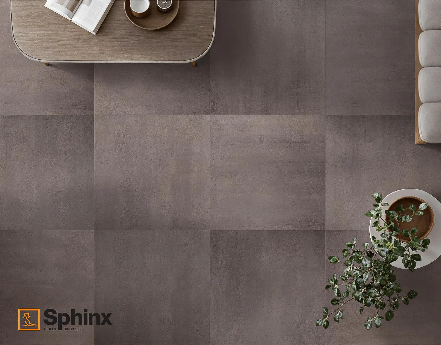 Sphinx Basilica Grijs mat 60x60