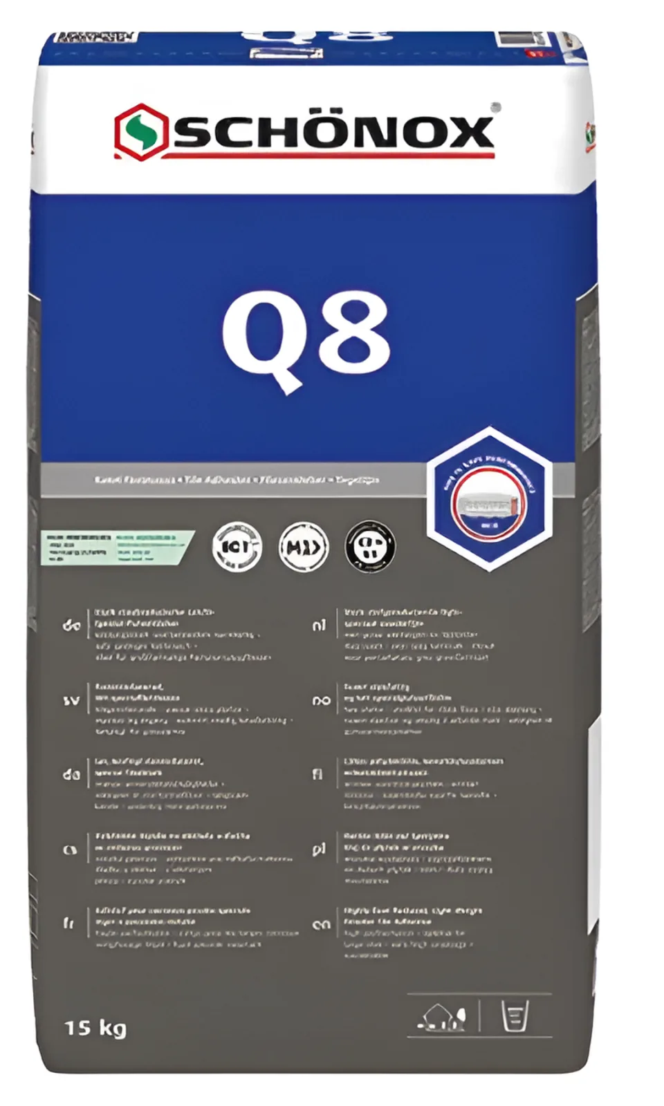 speciale stofarme light poederlijm 15 kg.