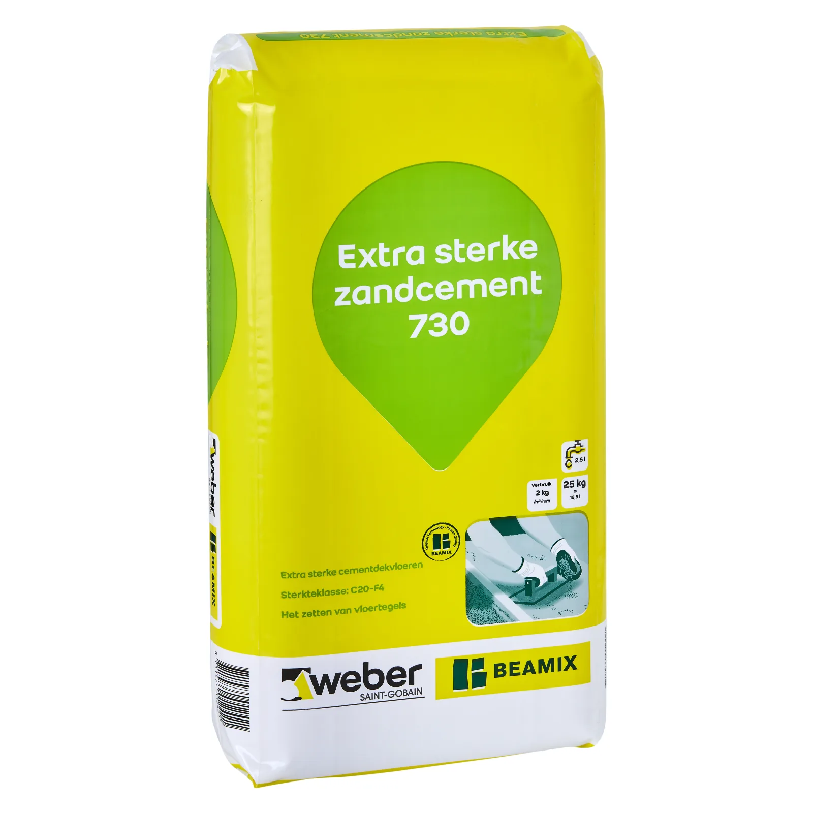 Zandcement 25 Kg. Extra 730