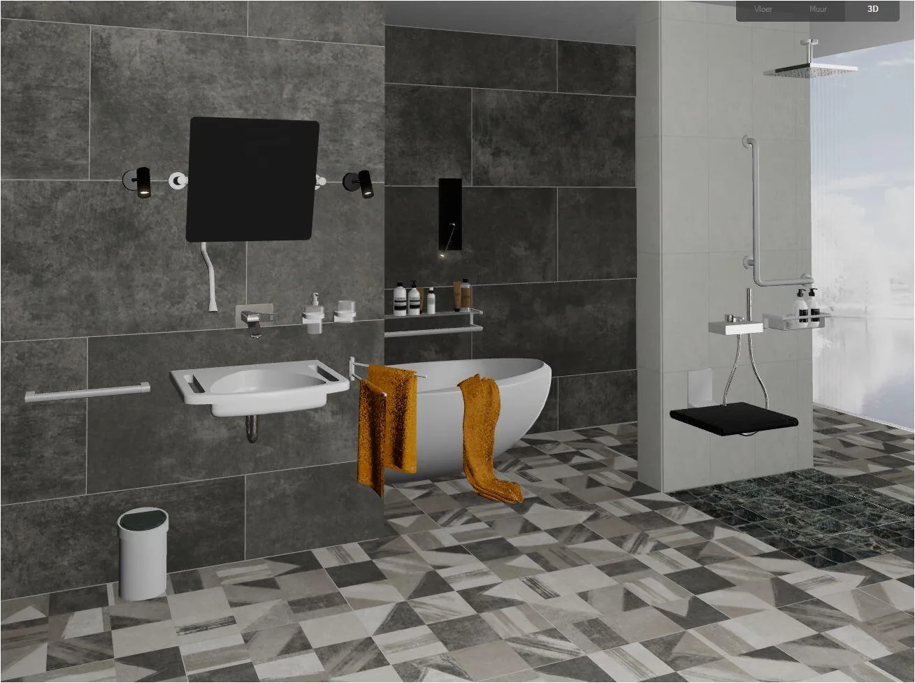 Villeroy & Boch Atlanta Grijs mat 60x120