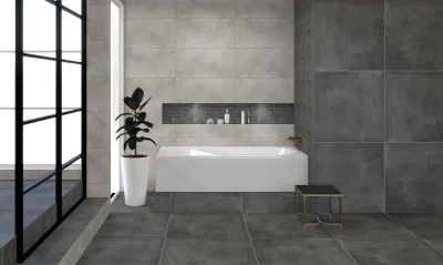 Villeroy & Boch Spotlight Antraciet mat 80x80