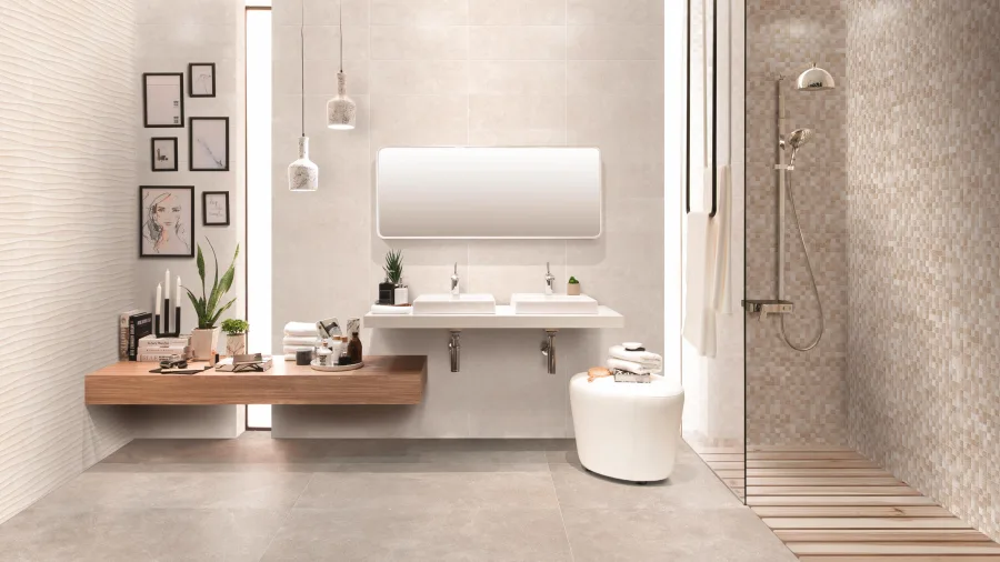 Marazzi Stream Ivory mat 60x60 R9