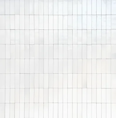 Wandtegel 050X150 Bianco 10mm Glans