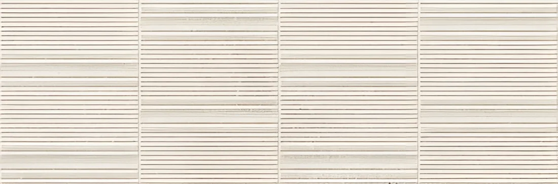 WAtegel Decor 333X1000 Bianco 10mm Mat Ret.
