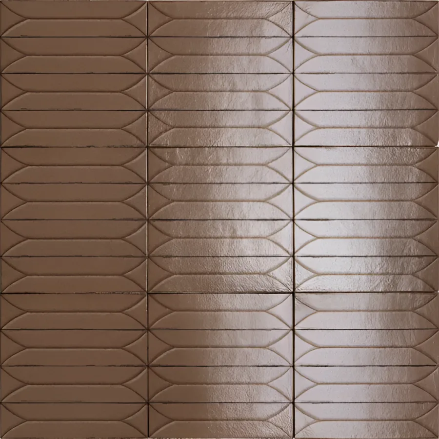 Marazzi Terramater Decor Cotto glans 9x38 R9