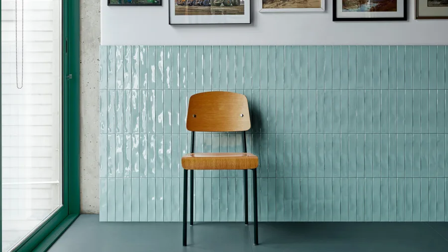 Marazzi Luz Azzurro Polvere glans 5,3x30