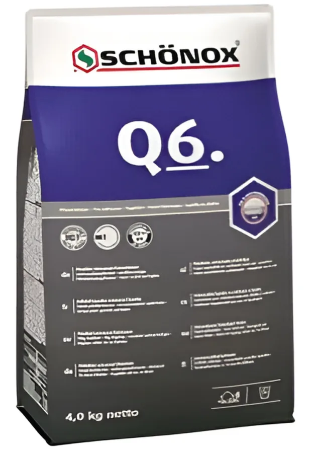 Schonox Q6 sterk stofgereduceerde flexibele poederlijm 4kg