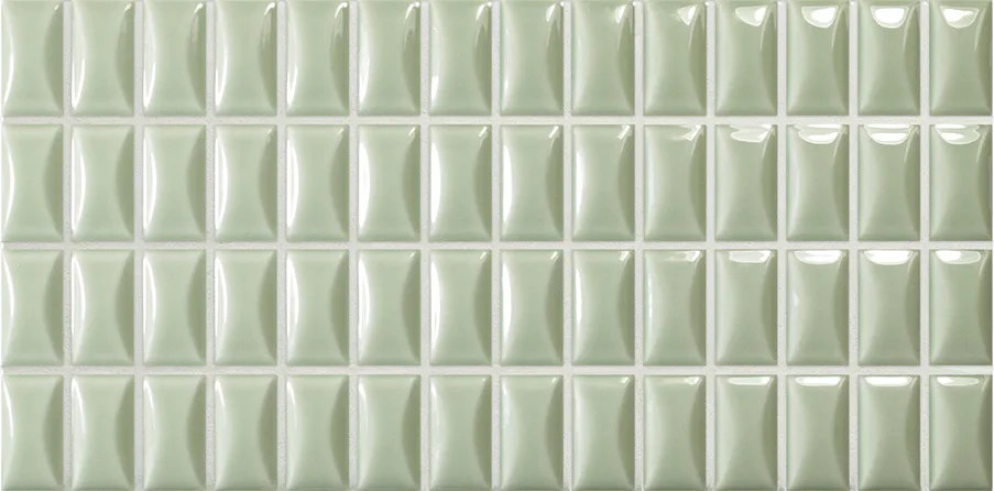 Wow 3D Bars Bevel Jade Gloss 12,5x25