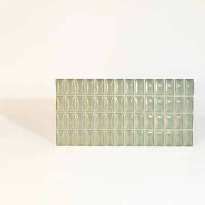 Wow 3D Bars Bevel Jade Gloss 12,5x25