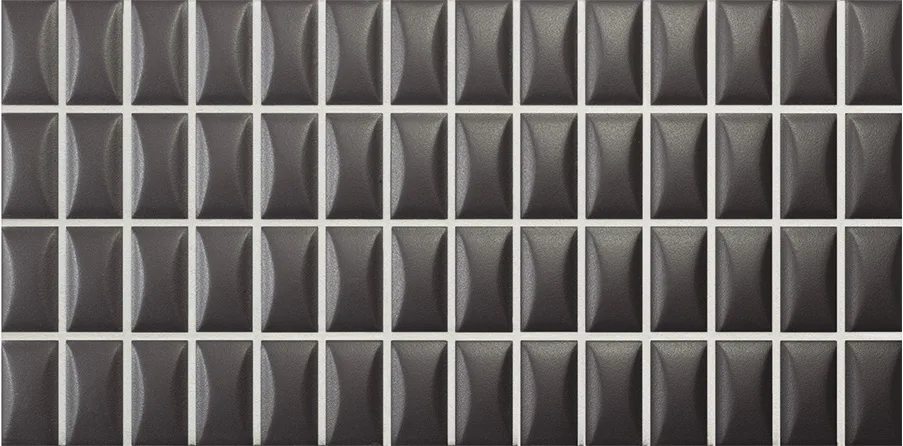 Wow 3D Bars Bevel Onix Matt 12,5x25