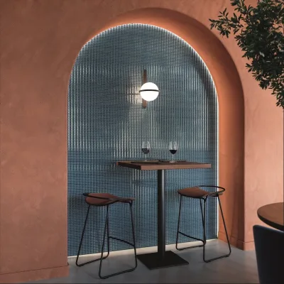 Wow 3D Bars Bevel Sapphire Gloss 12,5x25