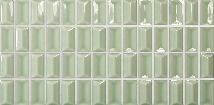 Wow 3D Bars Diamond Jade Gloss 12,5x25