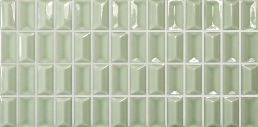 Wow 3D Bars Diamond Jade Gloss 12,5x25