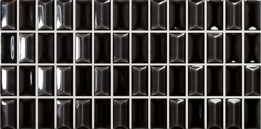 Wow 3D Bars Diamond Onix Gloss 12,5x25