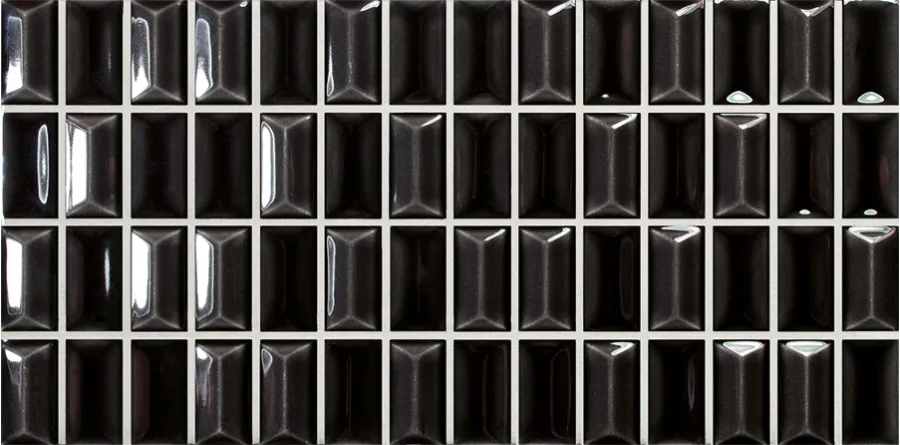 Wow 3D Bars Diamond Onix Gloss 12,5x25