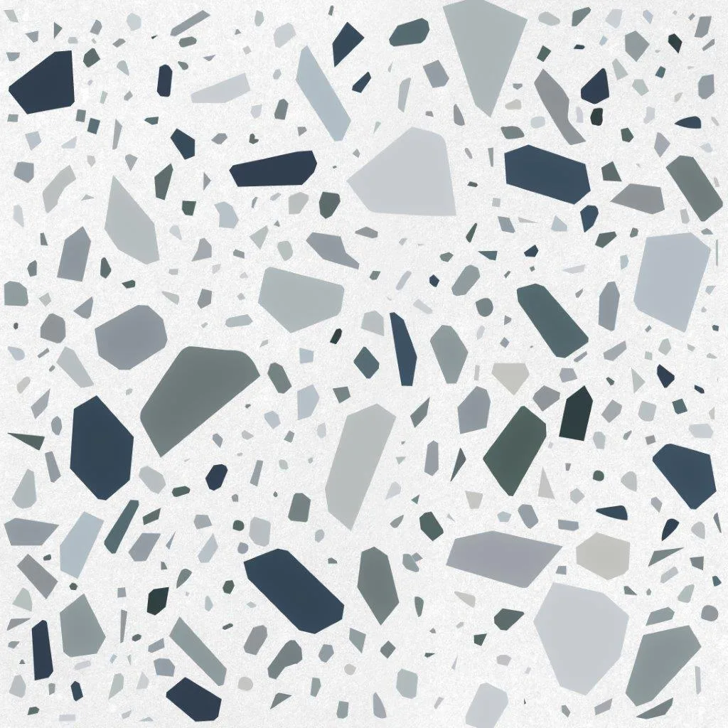 Quintessenza Confetti Bianco Petrolio 18,6x18,6