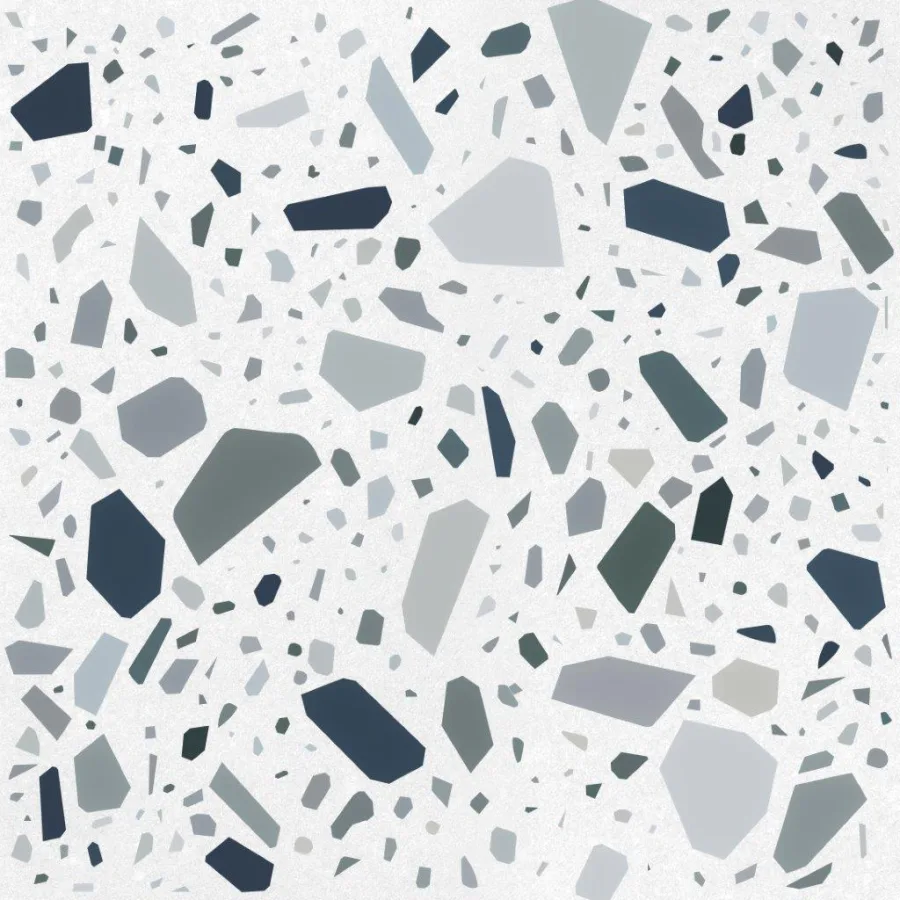 Quintessenza Confetti Bianco Petrolio 18,6x18,6