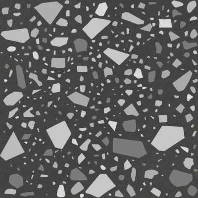 Quintessenza Confetti Nero Grigio 18,6x18,6