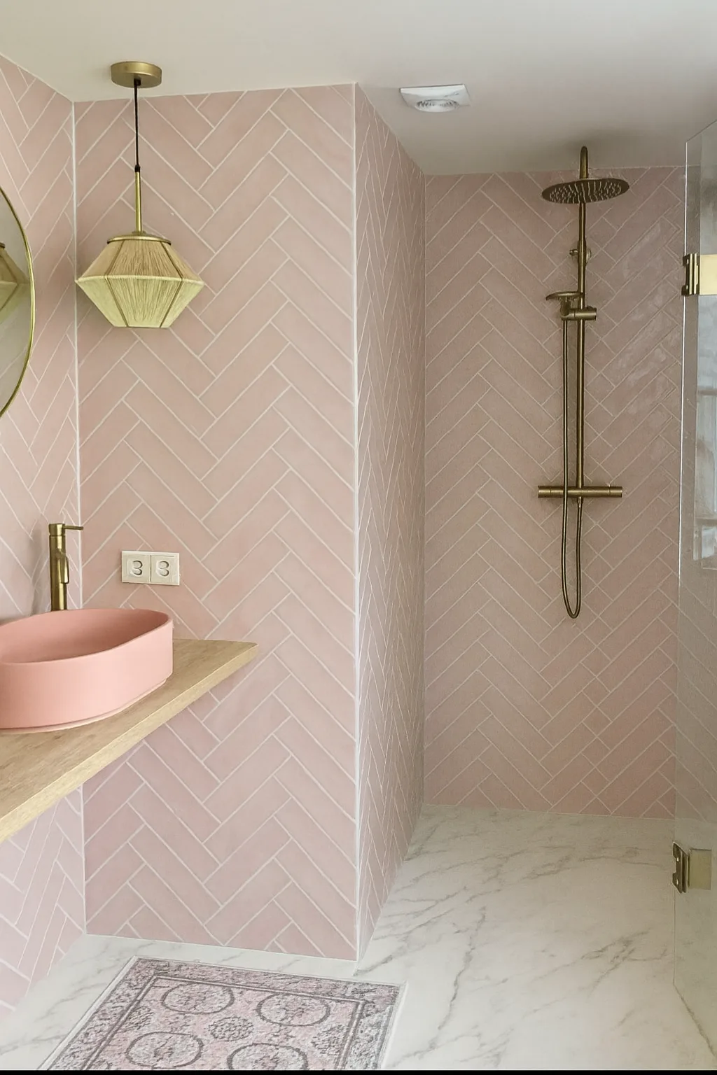 Estudio Ceramico Cotswold Blush 7,5X30