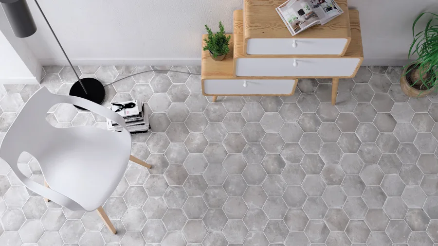 Wow Cottage Hexa Grey 14x16