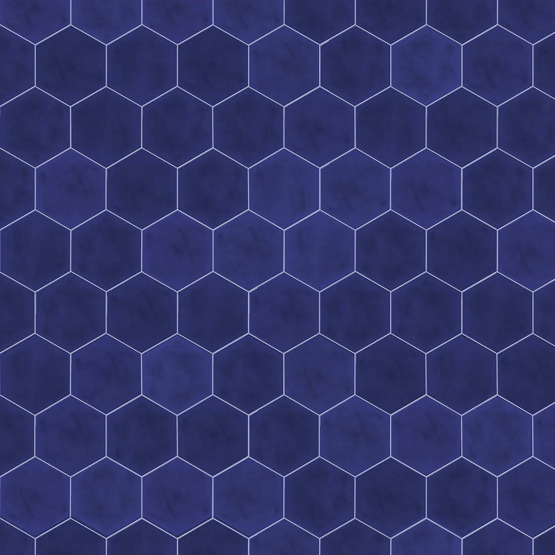 Vives Hexagono Figuli Blue 15x17