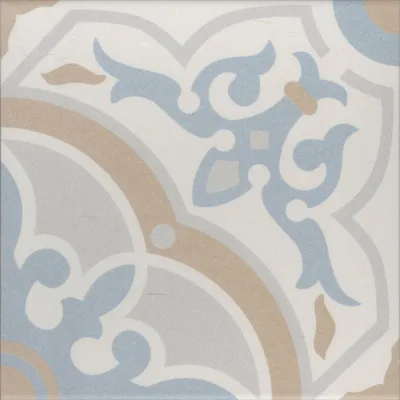Revoir Paris La Madeleine Geatine Bleu 20x20