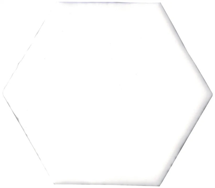 Alcoceram Malaga Exagono 10x11,5 Blanco