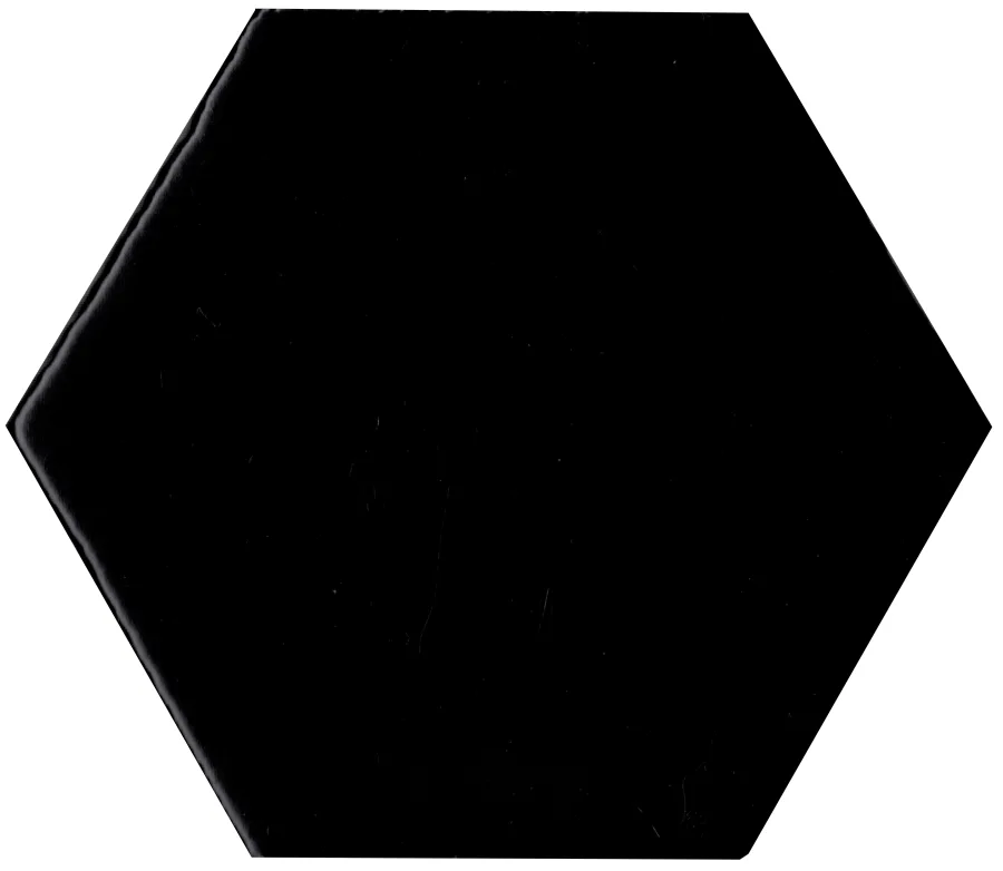 Alcoceram Malaga Exagono 10x11,5 Negro Mate