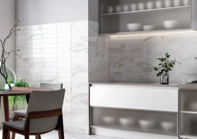 Cifre Marble Line Hexagono Diamond Gold Mate 15x17