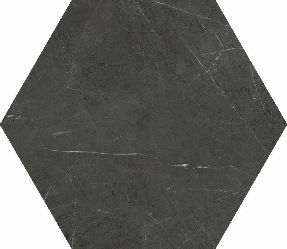 Cifre Marble Line Hexagono Marquina Brillo 15x17