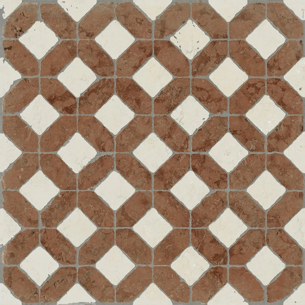 Unicomstarker Marmorea Domus Aurea Rosso Verona Ret. 60x60