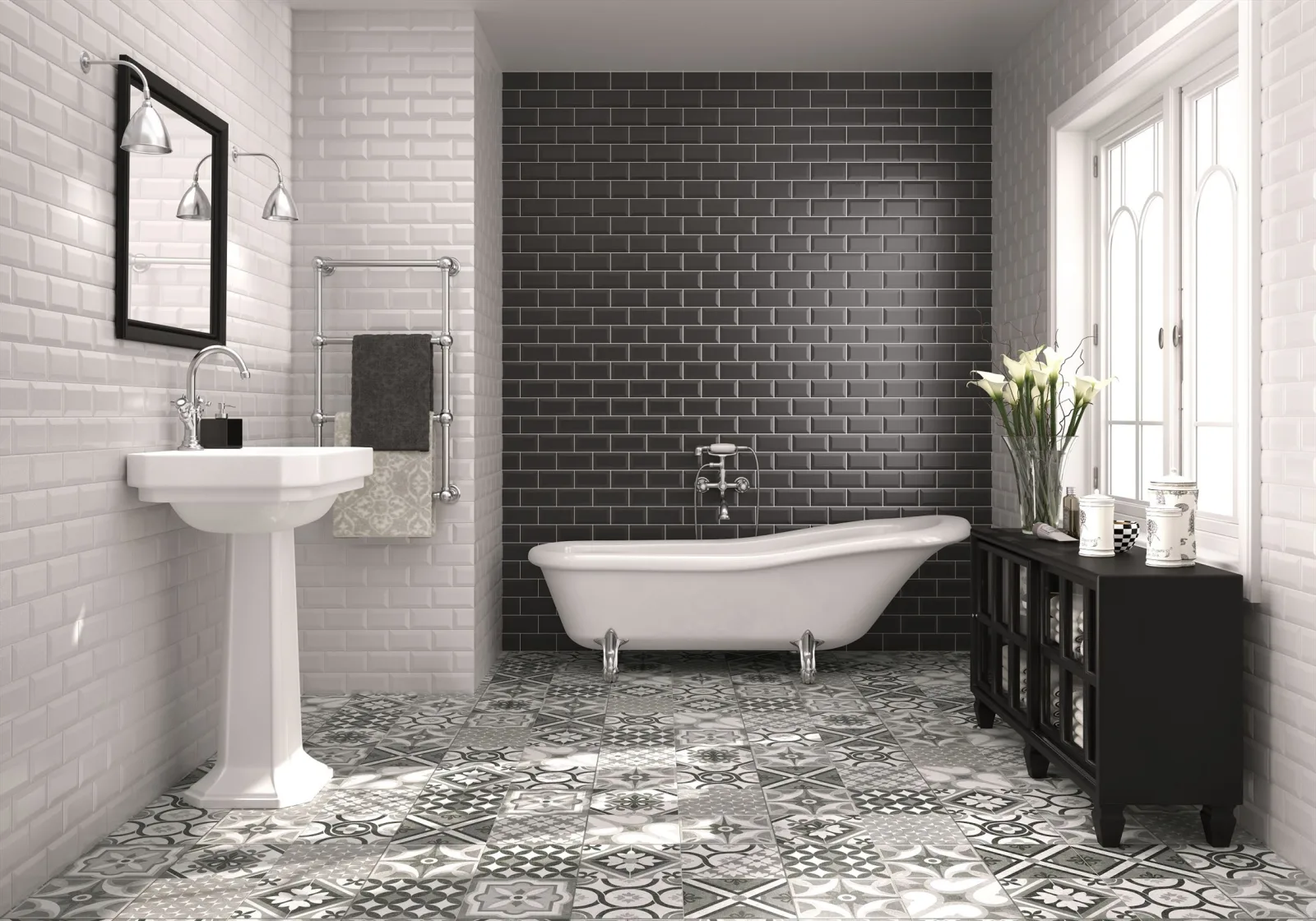 Ceramica Antiga Moldura Italiana 20x5 Negro