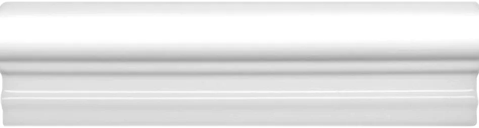 Ceramica Antiga Moldura Italiana Blanco Mate Satinado 20x5
