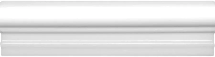 Ceramica Antiga Moldura Italiana Blanco Mate Satinado 20x5