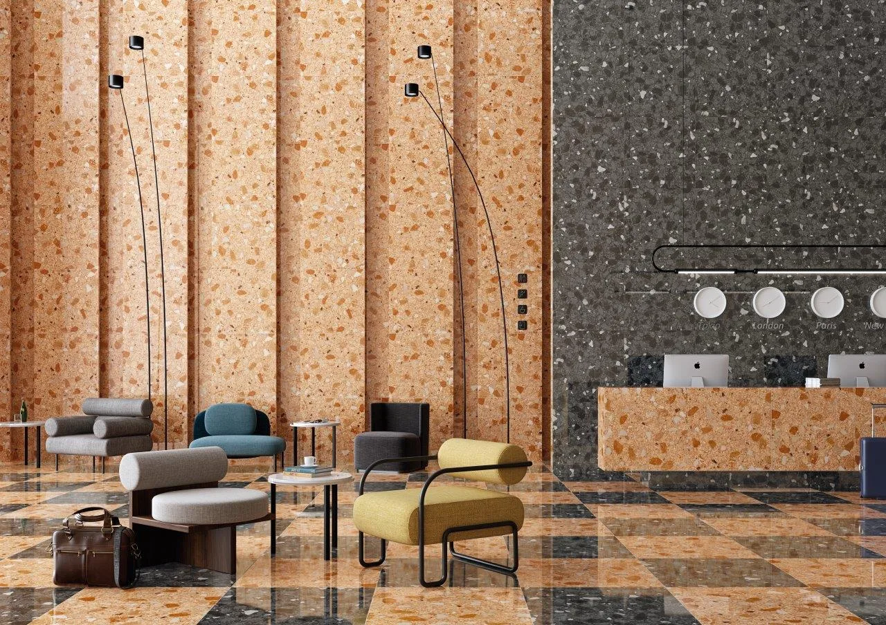 Vives Monaco-R Rojizo 80x80