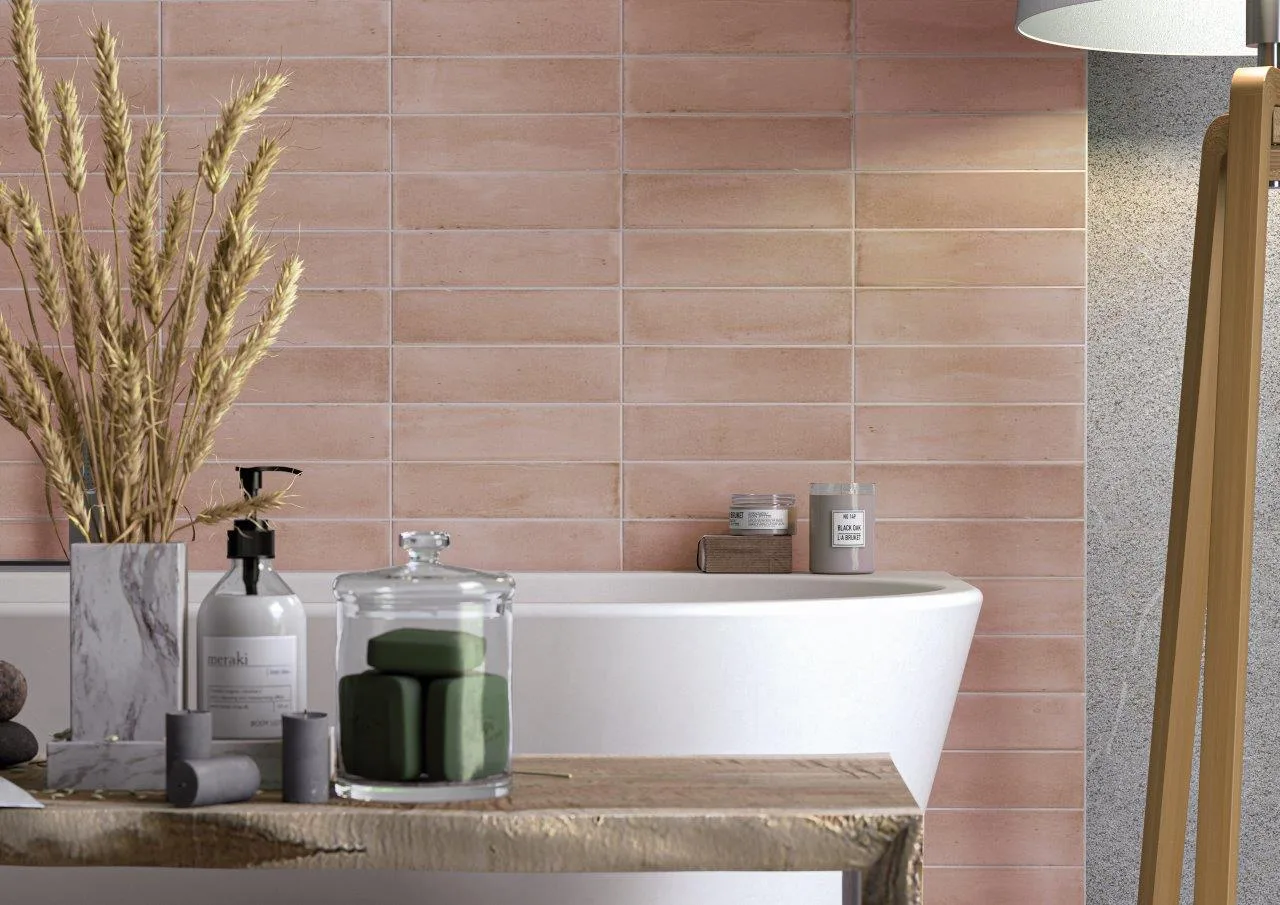 Cifre Nala Coral Brillo 6x24,6