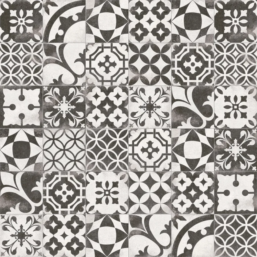 Vives Nassau Berkane Negro (Mix) 20x20