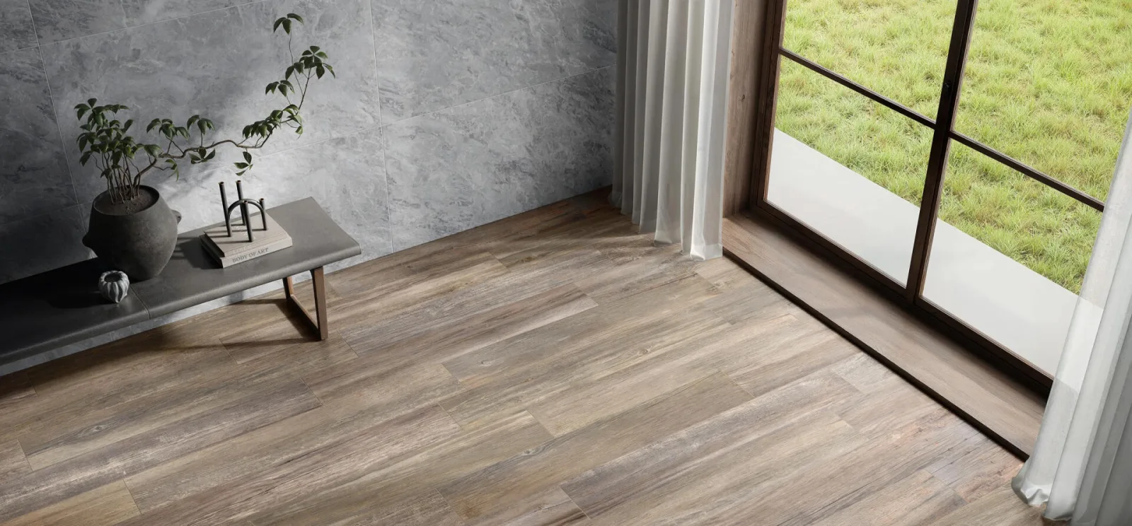 Villeroy & Boch Wood Selection Grijs mat 20x120
