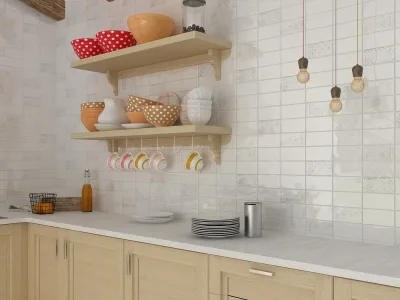 Ceramica Antiga Plaqueta Belle Epoque (Mix) 7,5x15