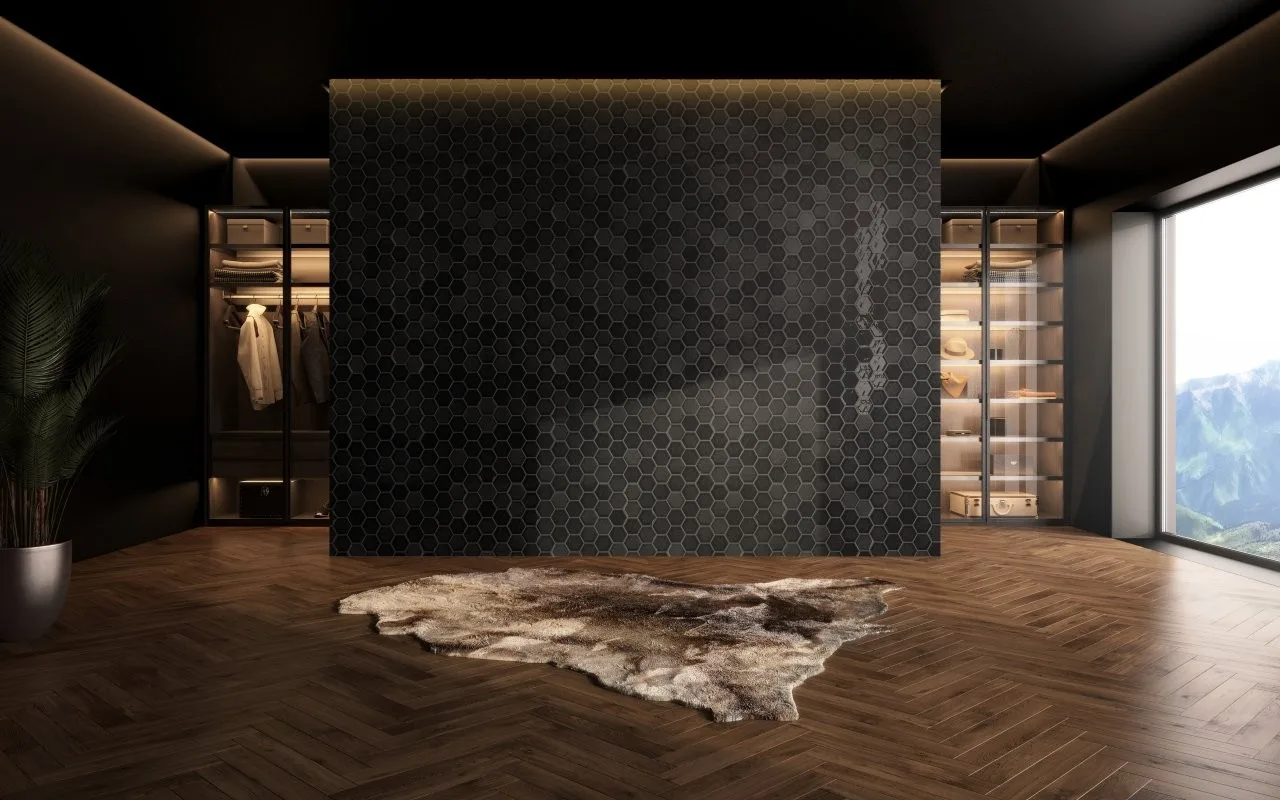 Da Vinci Prime Hex. Negro Brillo 10,8x12,4