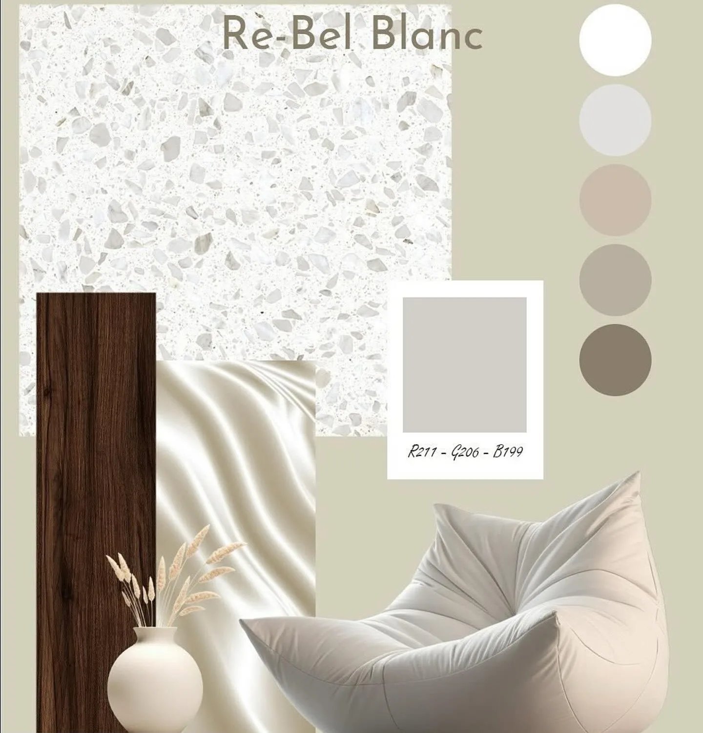 Revoir Paris Re-Bel Blanc 60x60