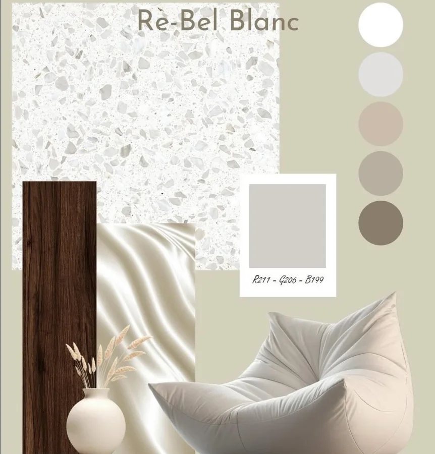 Revoir Paris Re-Bel Blanc 60x60 (RR6001)