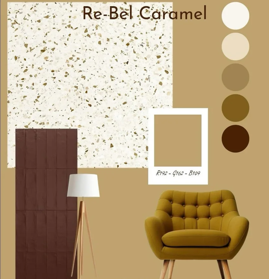 Revoir Paris Re-Bel Caramel 60x60 (RR6002)