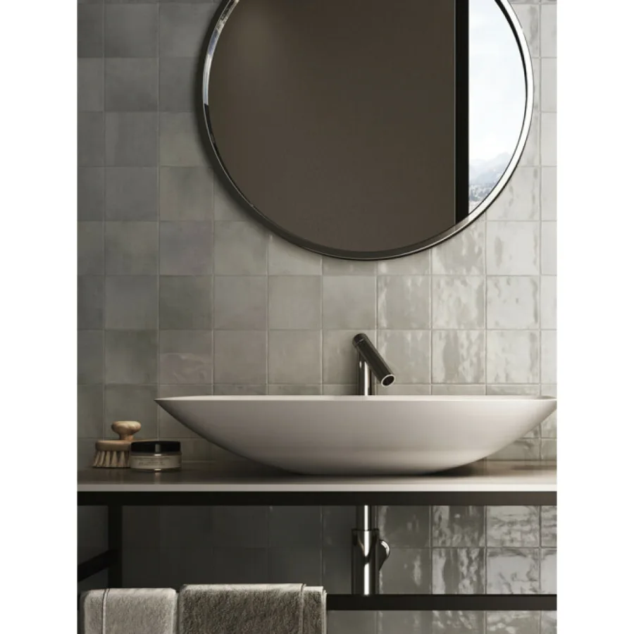 Cifre Zellige Classique Grey 10x10