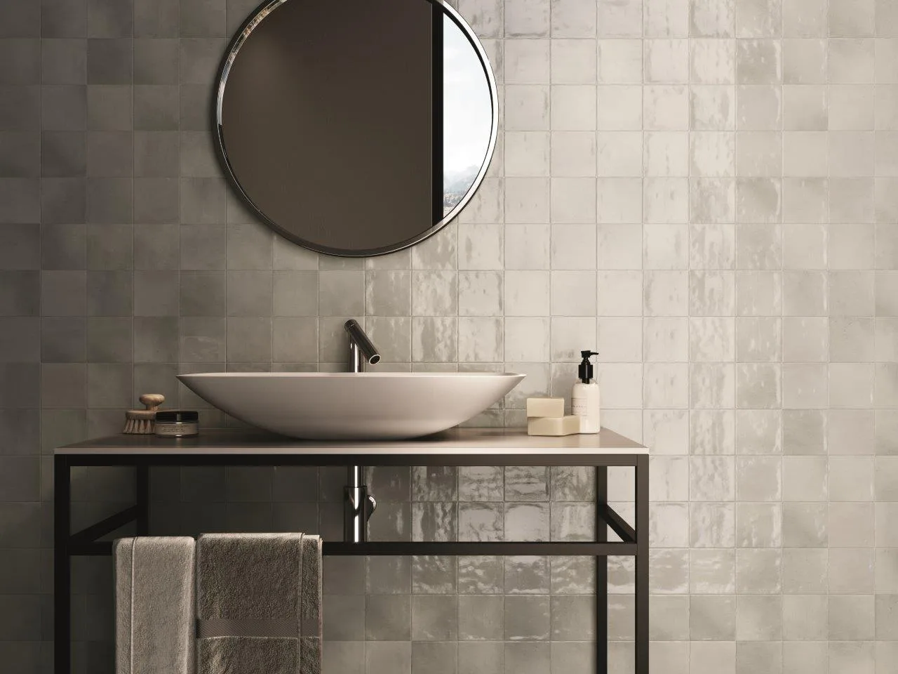 Cifre Zellige Classique Grey 10x10