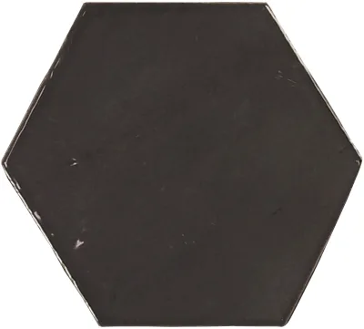 Wow Zellige Hexa Graphite 10,8x12,4