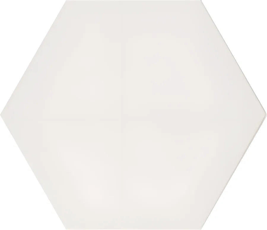Quintessenza Alchimia Esagono Bianco 26,6x23