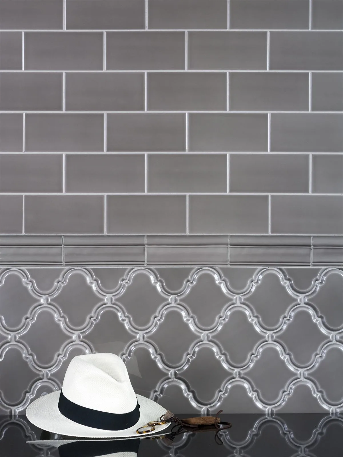 Adex Arabesco Remate 7,5x8,5 Graystone